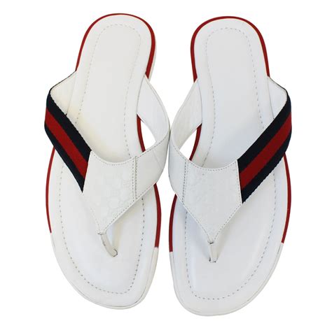 gucci flip g flops white|Gucci Flip Flops price.